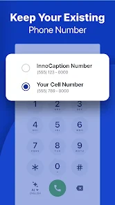 InnoCaption Live Call Captions screenshot