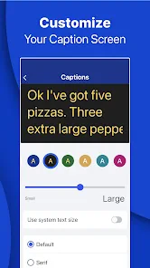 InnoCaption Live Call Captions screenshot