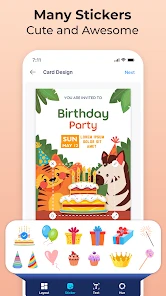 Invitation Maker & Card Design screenshot