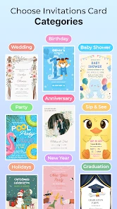 Invitation Maker & Card Design screenshot