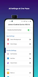 iPhone Control Center iOS 16 screenshot
