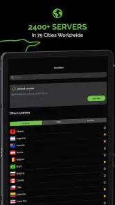 IPVanish: VPN Location Changer screenshot