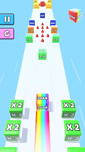 Jelly Run 2048 screenshot