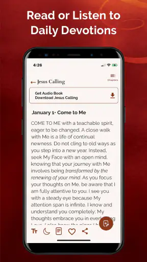 Jesus Calling Daily Devotional screenshot