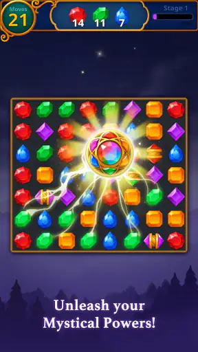 Jewels Magic: Mystery Match 3 screenshot