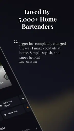 Jigger: Cocktail Drink Recipes screenshot