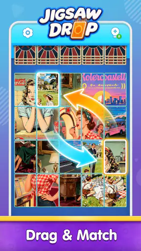 Jigsaw Drop: Solitaire Puzzle screenshot