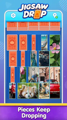 Jigsaw Drop: Solitaire Puzzle screenshot