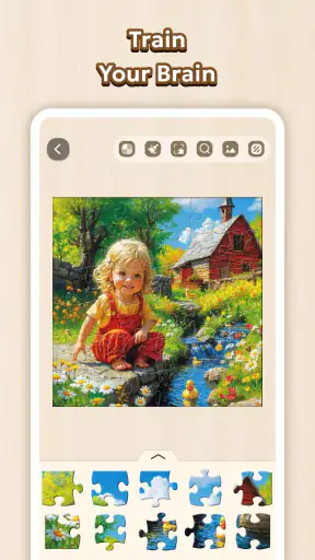 Jigsaw Puzzle - Countryside screenshot