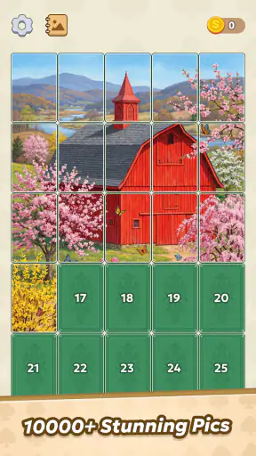 Jigsolitaire Master Puzzle screenshot