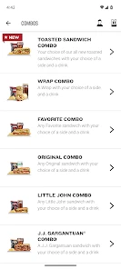 Jimmy John's Sandwiches screenshot