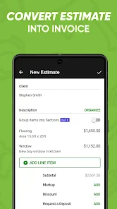 Joist Invoices for Contractors screenshot