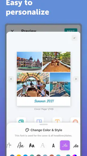 Journi Print - 5min Photo Book screenshot