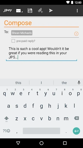JPay screenshot