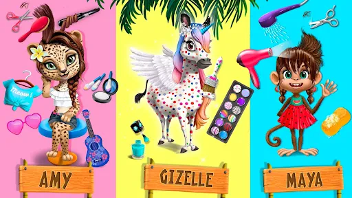 Jungle Animal Hair Salon 2 screenshot