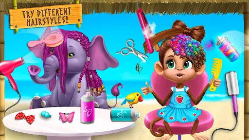 Jungle Animal Hair Salon 2 screenshot