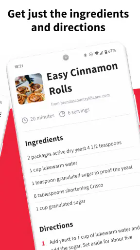 Just the Recipe: Recipe Keeper screenshot
