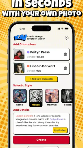 KAI: Comic Maker Manga, Manhwa screenshot