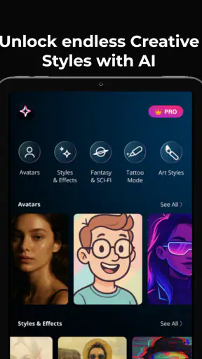 Kanvo: AI Art & Photo Studio screenshot