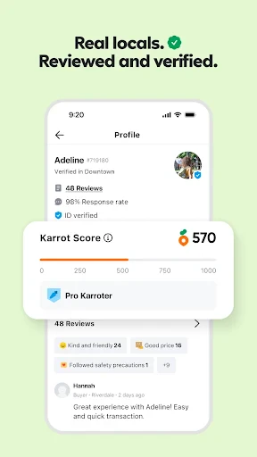 Karrot: Buy & sell locally screenshot