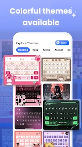 Keyboard Font & Keyboard Theme screenshot