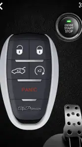Keys simulator and cars sounds screenshot