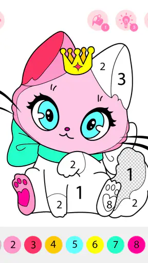 Kids Coloring Book by Numbers screenshot