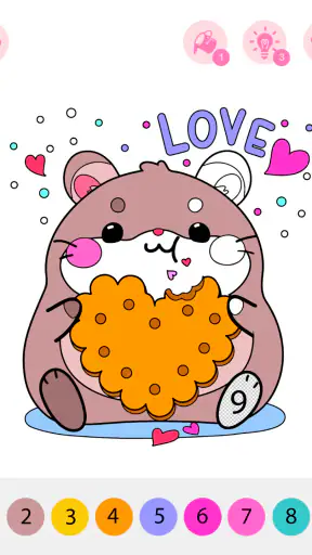 Kids Coloring Book by Numbers screenshot