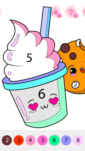 Kids Coloring Book by Numbers screenshot