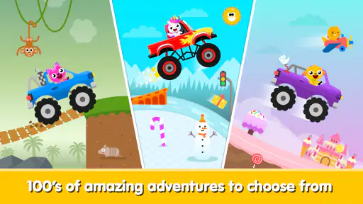 Kids Monster Truck Games 2+ screenshot