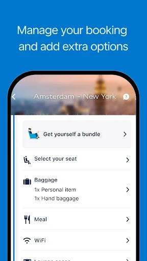 KLM - Book a flight screenshot
