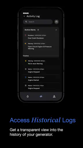 Kohler Energy Management screenshot
