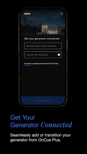 Kohler Energy Management screenshot