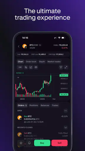 Kraken Pro: Crypto & Stocks screenshot