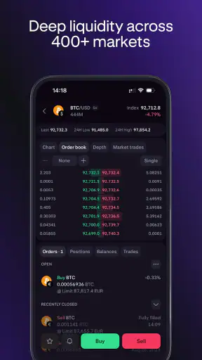 Kraken Pro: Crypto & Stocks screenshot
