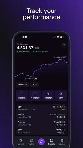 Kraken Pro: Crypto & Stocks screenshot