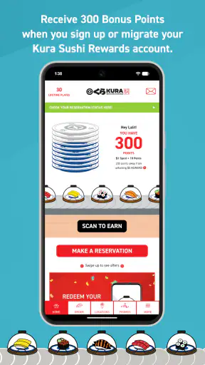 Kura Sushi Rewards screenshot