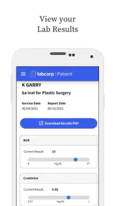 Labcorp | Patient screenshot