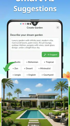 Landscape Design - AI Garden screenshot