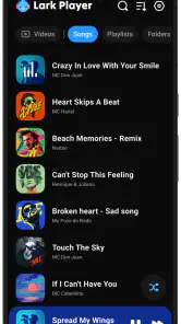 Lark Player:Music Player & MP3 screenshot