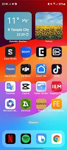 Launcher iOS 19 screenshot