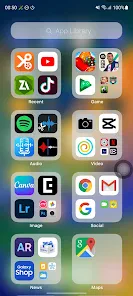 Launcher iOS 19 screenshot