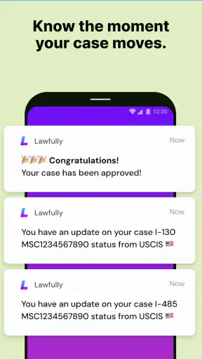 Lawfully Case Tracker screenshot