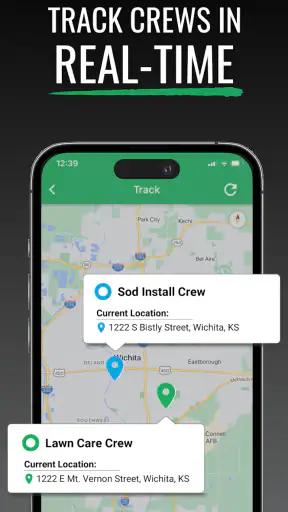 Lawn Buddy Management Software screenshot