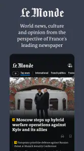 Le Monde, Live News screenshot