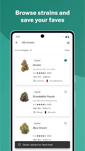 Leafly: Find Cannabis and CBD screenshot