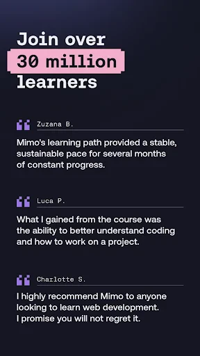 Learn Coding/Programming: Mimo screenshot