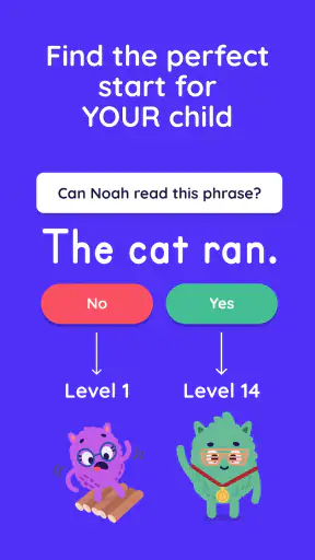 Learn to Read: Reading.com screenshot