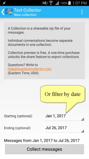 Legal Text Collector screenshot
