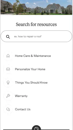 Lennar Account screenshot